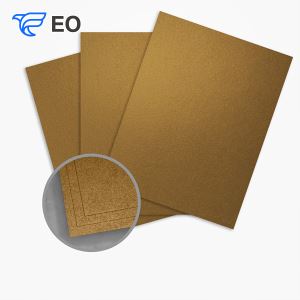 Coated Gold Silver Cardboard