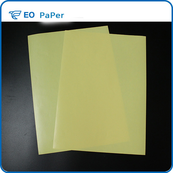 Double plastic single silicon release paper